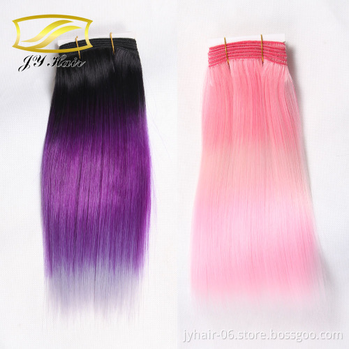 gold synthetic hair OEM length and Color names of different synthetic hair